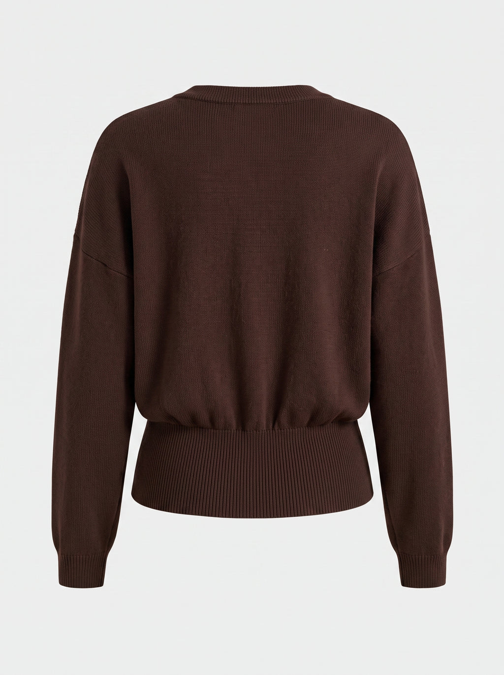 Golden Button Plain Cardigan