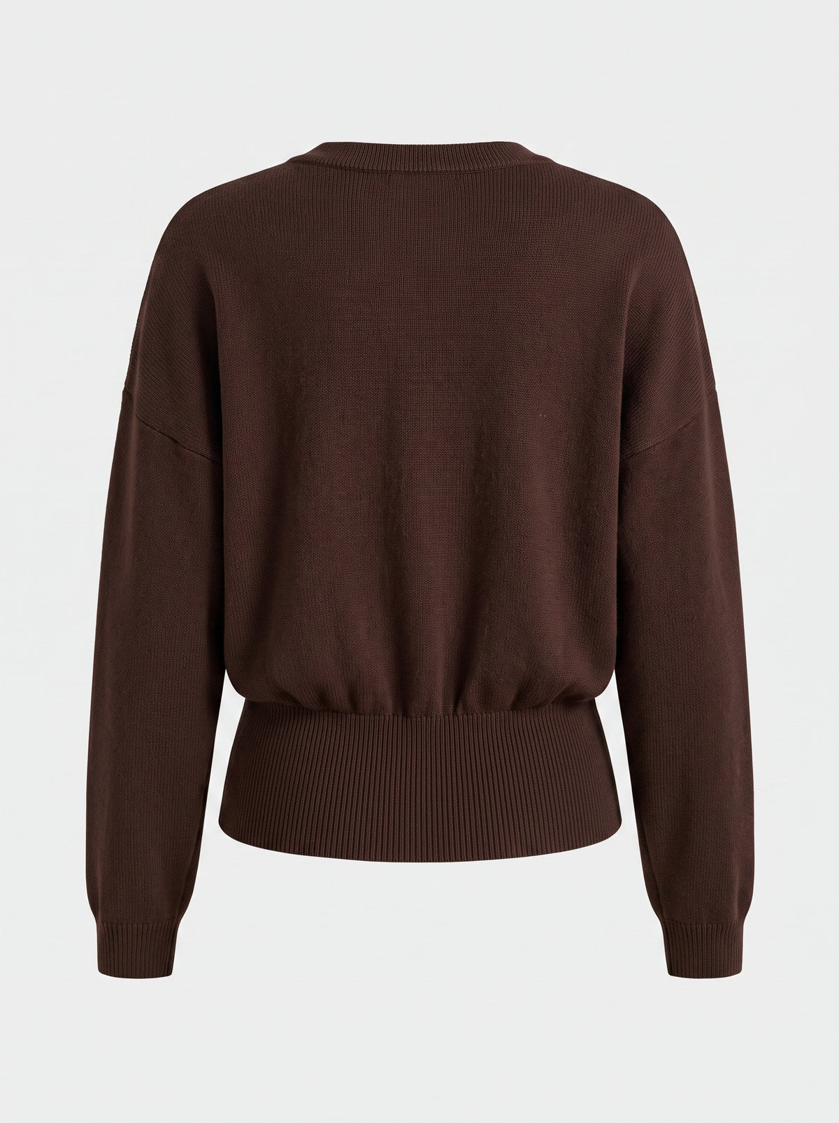 Golden Button Plain Cardigan