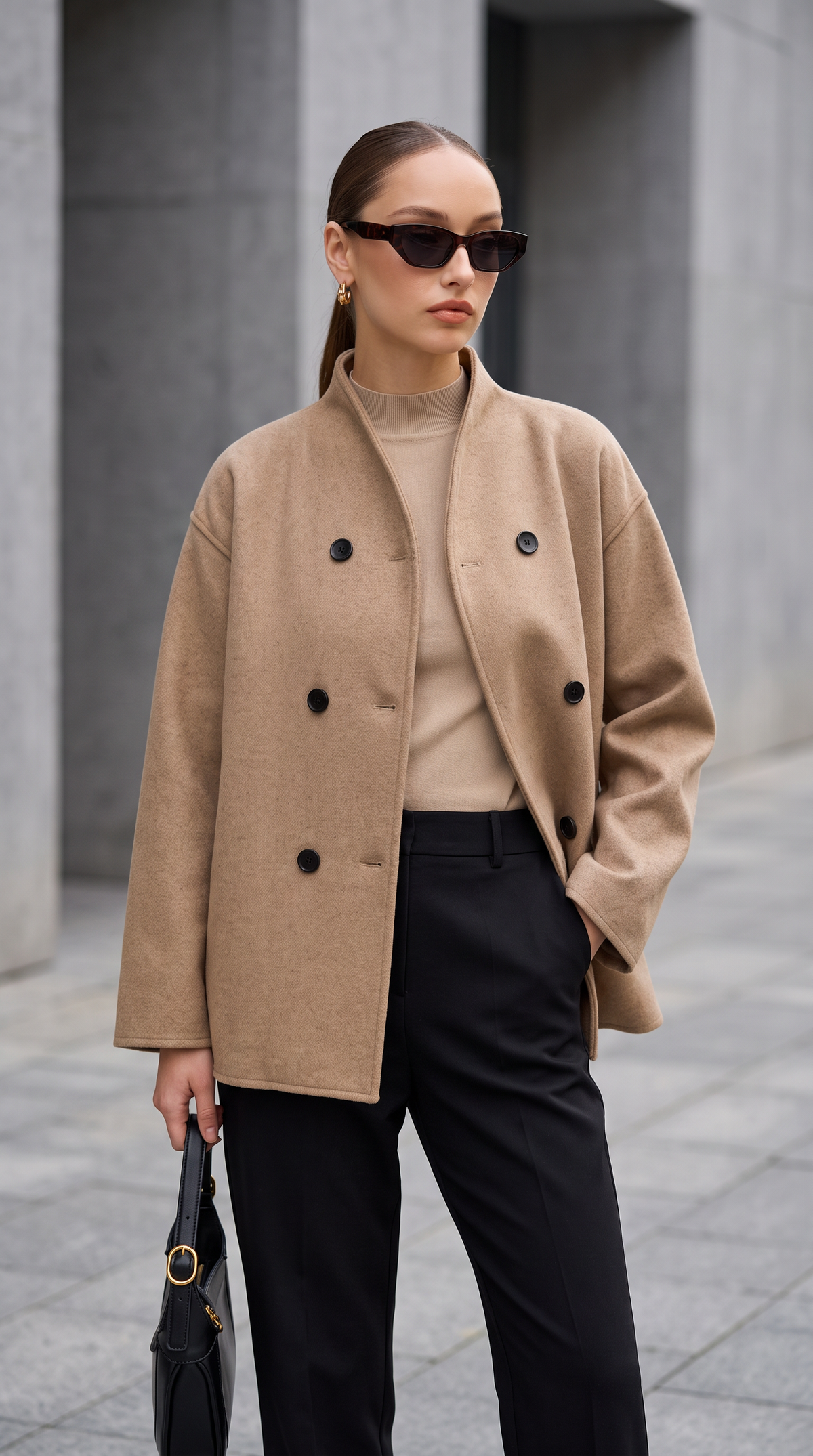 Oversized Button-Down Jacket