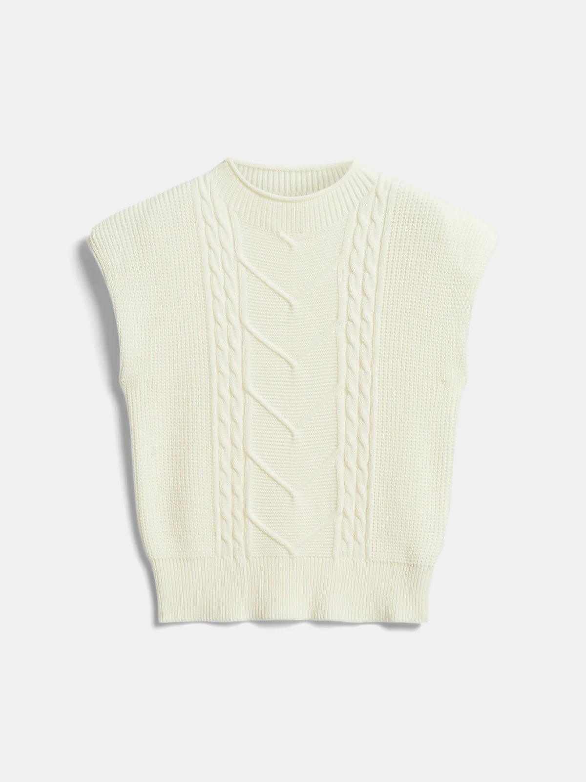 Plain Cap Sleeve Sweater Vest
