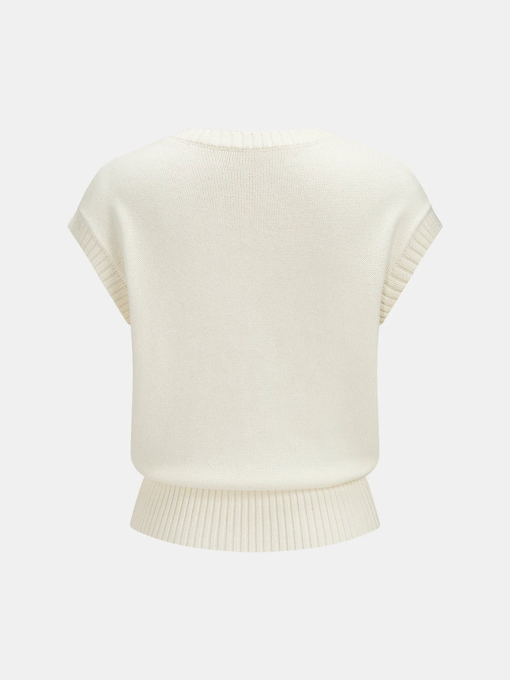 Napoleon Metal Detail Crew Neck Knit Top