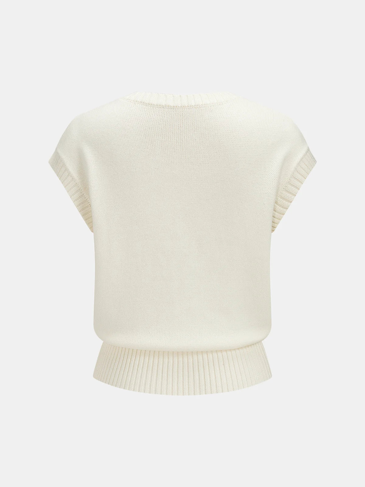 Napoleon Metal Detail Crew Neck Knit Top