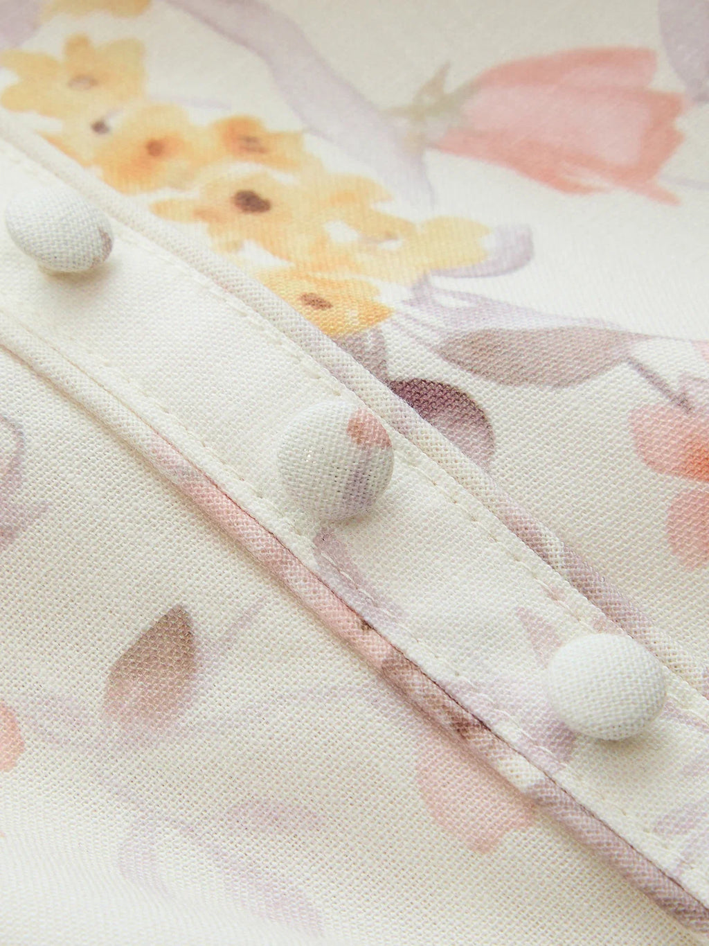 Floral Bird Print Bustier Strap Midi Dress