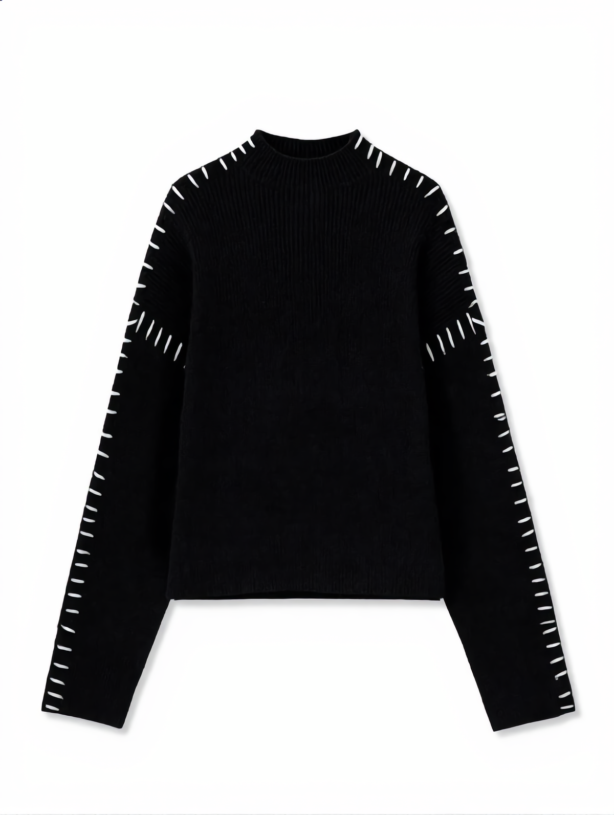 Shift The Focus Oversized Mock Neck Sweater