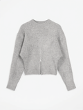 Half Zip Fuzzy Sweater