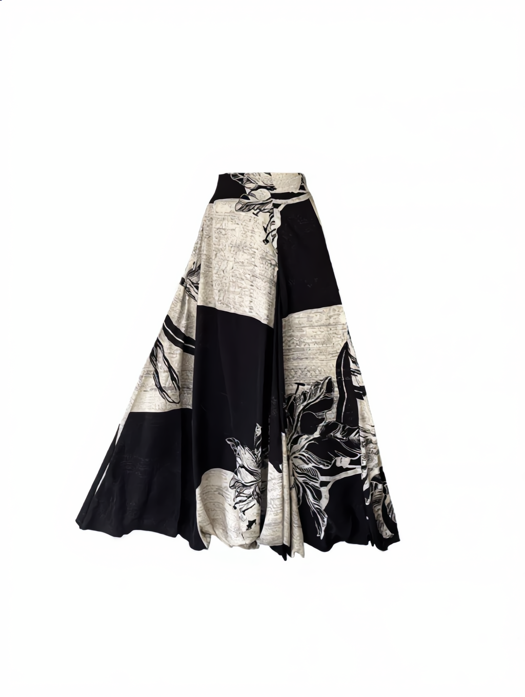 Bud Waist Side-Zipper Midi Skirt