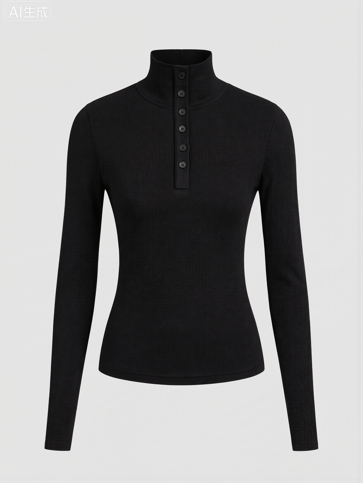 Slinky Button-up Long Sleeve Shirt