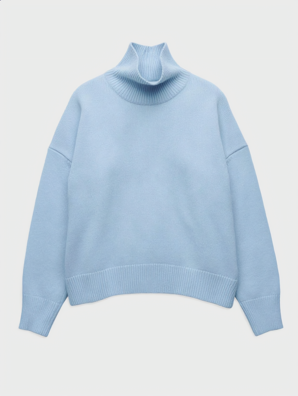 Cloudless Sky Turtleneck Oversized Sweater
